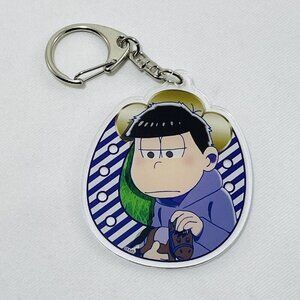 Ichimatsu 4th Brother Matsuno Osomatsu Keyring Keychain Holder Manga Purple Boy